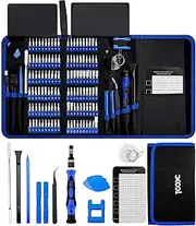 XOOL 140pcs Electronics Repair Tool Kit Professional, Precision Screwdriver Set Magnetic for Repair Cell Phone, iPhone, iPad, MacBook, PC, Tablet, Laptop, Xbox, Game Console