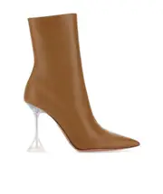 Logo pointy boots 36 Brown
