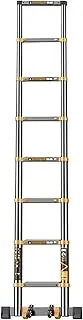 Ladders,Telescoping Ladder Collapsible Telescoping Loft Ladder Extension Ladders, Portable Professional Extendable Ladders for Household Daily or Rv Work, 330 Pound Capacity/3.5M/1 Beauty Comes