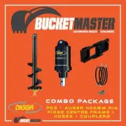 DIGGA AUGER COMBO PACKAGE - PD3 AUGER DRIVE+400Di AUGER +FIXED CENTRE FRAME - FO