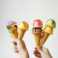 在飛比找樂天市場購物網優惠-仿真冰淇淋球模型 假食品哈根達斯冰激凌雪糕球柜臺擺件裝飾道具