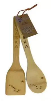 Alaska Bamboo Spoon and Spatula Set