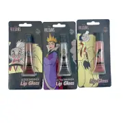 New in Package Disney Villians Lip Gloss Set Of 3
