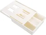 OFFSCH Office Table Drawer Pp Material Storage Box Multi-functional under Desk Organizer White for Home