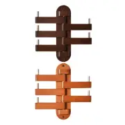 Wall Mounted Coat Hooks with 5 Swivel Foldable Arms for Jacket Bag Mudroom