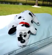 1986 Pound Puppy White w/ Black Spots Dalmation by Tonka Sealed
