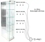 Glass Display Cabinet Lights Cool White