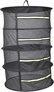 SEWOART Herb Drying Rack Drying Mesh Net 4-layer Collapsible Simple Design for