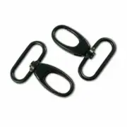 Emmaline Bags - 1 1/2" Designer Swivel Snap Hooks in Matte Black