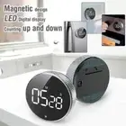 Digital Lcd Cooking Magnetic Timer For Kitchen With Clock Alarm