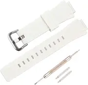 [Rihahisy] Replacement Resin Strap Compatible with Casio GST-B200 Men's Watch Accessories, M, Silicone, Agate