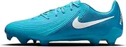 [Nike] Men's Phantom Gx Ii Academy Fg/Mg Football Shoe, Sunset Pulse Black, 6.5 US