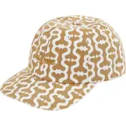 Supreme Monogram S Logo 6 Panel Cap SS21 Tan