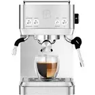 Espresso Machines with Milk Frother, 20 Bar Espresso Maker with Hot Silver