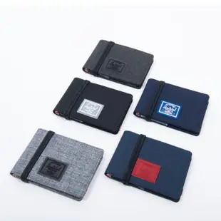 Herschel Roy Bi-Fold Wallet 全黑 黑色 RFID 防盜 帆布 皮夾 短夾 男生 錢包 現貨