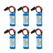 US STOCK 6 pcs For 1756-BA2 BR2/3A-AB 1745-B1 3.0V 1200mAh PLC Li-ion Battery