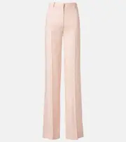 [Loro Piana] Loro Piana Goldie linen and wool straight pants AU 6 pink