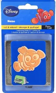 Disney Finding Nemo Clownfish Cuttlebug Die & Matching Embossing Folder 37-1716