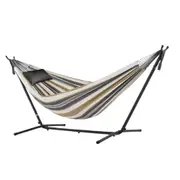 Viver 2.7m Hammock Chair Lounger Bed With Stand Steel Frame Carry Bag Cotton San