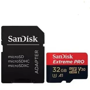 SanDisk 32GB 32G microSDHC【100MB/s Extreme Pro】 4K U3 手機記憶卡
