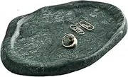 Cloud Shaped Natural Marble Tray 9"x6" – Decorative Catchall for Home Decor | Stone Organizer for Vanity, Bathroom, Kitchen, Jewelry, Perfume, Candle, Keys & Countertop Display (Indian Green)