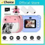 Children Digital Camera Instant Print Thermal Photo Video Toys32G Memory Card