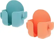 Abs Wall Storage Case for Mobiles Remote Controller Holder Easy Stick Design for Wall