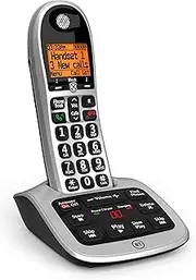 [BT] 4600 Cordless Landline House Phone, Home Phone, Big Buttons, Advanced Nuisance Call Blocker, Answer Machine, Single Handset Pack