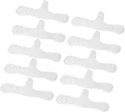 [Tadill] 10x Cotton Bra Liners, Sweat Pads Clothing under Breast under Bra Pads, Sweating Supplies for Women, Summer Gym, Dance