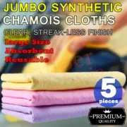 5x Large size shammy chamois towel Pvs for car home office pet garden restaurant