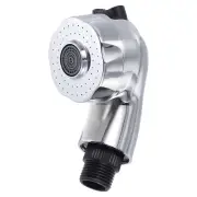 Shampoo Bowl Sprayer Head, Sink Faucet Sprayer with 2 Buttons, Silver