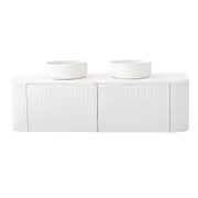Rick McLean's Bathware 1500mm Fluted White Vanity Unit