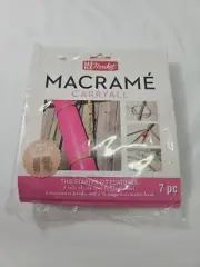 Make Market Macrame Carry All 7pc Starter Kit Brand New 2 Rolls Jute Cord 49 Ft