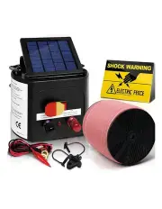 [Giantz] 3km Electric Fence Energiser Charger Set W/ 2m Tape