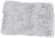 BESPORTBLE Pet Blanket Cozy Warm Mattress for Dogs and Cats l Size Fashionable Light Grey Pet Bed for Cold Weather