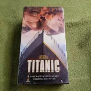 Titanic New Factory Sealed Two Tape VHS Set 1998