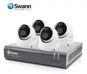 Swann 4 Channel with 4 x PRO-1080MSD Heat & Motion Sensing camera DVR4-4580D4