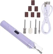 Cabilock Manicure Machine Nail Bits Foot Care Drill Bits Nail Salon Drill Bits Manicure Drill Electric Drill for Nails Drill Bits Nail Tech Nail Supplies Nail Kits Violet Plastic