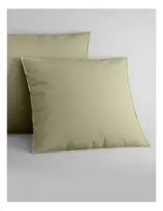 [Sheridan] Bayley European Pillowcase in Soft Fern
