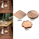 Bamboo Serving Tray Tray Organizer Serving Platter for Tea Drinks Breakfast