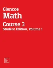 Glencoe Math, Course 3, Student Edition, Volume 1 (MATH APPLIC & CONN CRSE)
