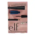 e.l.f. 3 Piece Eyeliner Pencil & Liquid Liners Gift Set Satin Black Midnight