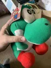 Yoshi Yossy NWT Super Mario Bros Banpresto 1996 Plush Big Toy Doll Japan