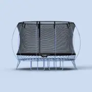 Minty Blue Springfree Medium Oval 8 ft x 11 ft Trampoline