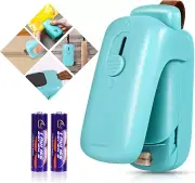 Mini Bag Sealer, Handheld Heat Vacuum Sealer, 2 in 1 Sealer and Cutter with Lan