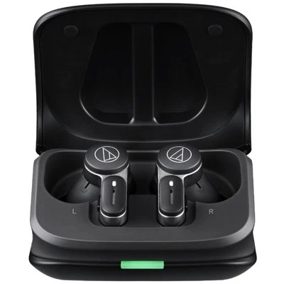 Audio-Technica True Wireless Earbuds with Noise Cancelling - Black ATH-TWX7
