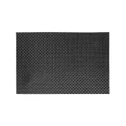 Icon Chef Large Placemats - Set Of 6 - Black Basketweave