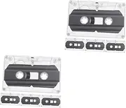 CAXUSD 8 Pcs 30pk Cassette Tape Blank Recordable Audio Cassettes Empty Audio Tapes for DIY for Wall