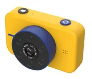 Mini 4k Dual Camera for Kids - 50mp Front & Rear - Yellow