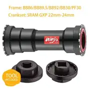 TOKEN Thread-Press Fit Ceramic Bottom Bracket BB86/BB92/BB30/PF30 to SRAM GXP